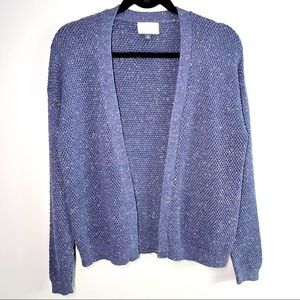 Universal Thread Organic Cotton Navy Cardigan Sweater